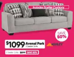 ComfortStyle Furniture & Bedding Avenal Park 3 Seater Sofa offer