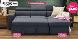 ComfortStyle Furniture & Bedding Aero Sofabed offer