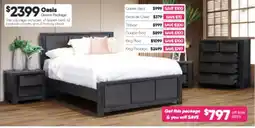 ComfortStyle Furniture & Bedding Oasis Queen Package offer