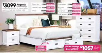 ComfortStyle Furniture & Bedding Augusta Queen Package offer