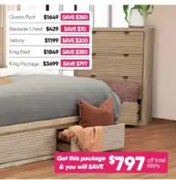 ComfortStyle Furniture & Bedding King Package offer