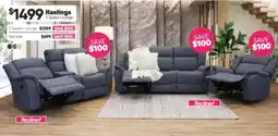 ComfortStyle Furniture & Bedding Hastings 3 Seater Lounge offer