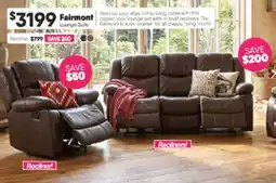 ComfortStyle Furniture & Bedding Fairmont Lounge Suite offer