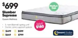 ComfortStyle Furniture & Bedding Slumber Supreme Queen Mattress offer