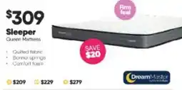 ComfortStyle Furniture & Bedding Sleeper Queen Mattress by DreamMaster offer