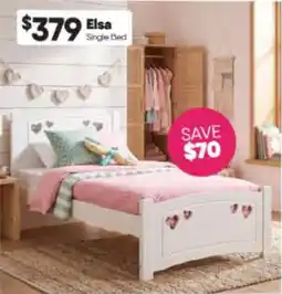 ComfortStyle Furniture & Bedding Elsa Single Bed offer