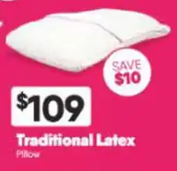 ComfortStyle Furniture & Bedding Traditional Latex Pillow offer