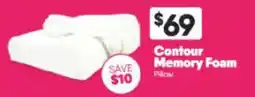 ComfortStyle Furniture & Bedding Contour Memory Foam Pillow offer