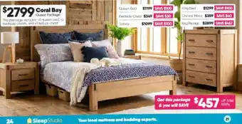 ComfortStyle Furniture & Bedding Coral Bay Queen Package offer