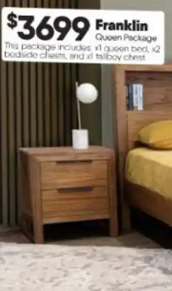 ComfortStyle Furniture & Bedding Franklin Queen Package offer