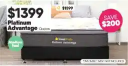 ComfortStyle Furniture & Bedding SleepStudio Platinum Advantage Queen offer