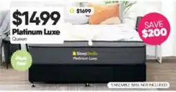 ComfortStyle Furniture & Bedding Sleep Studio Platinum Luxe Queen offer