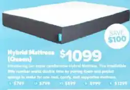 ComfortStyle Furniture & Bedding Hybrid Mattress (Queen) offer