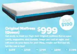 ComfortStyle Furniture & Bedding Original Mattress (Queen) offer