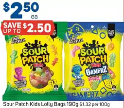 Foodland Sour Patch Kids Lolly Bags offer