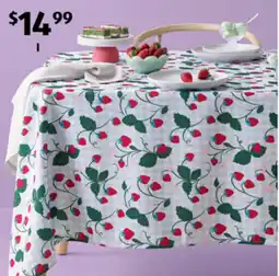 ALDI Printed Tablecloth offer