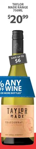 Star Liquor Taylor made range offer