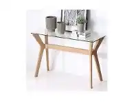 LivingStyles Forza Console Table, 120cm, Oak offer