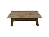 LivingStyles Harold Mountain Ash Timber Coffee Table, 125cm, Smoke offer