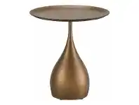 Brontino Metal Tray Top Round Side Table