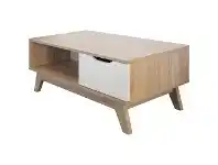 LivingStyles Bergen Wooden Coffee Table, 100cm offer