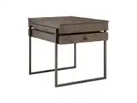Kirkwood Reclaimed Timber & Metal Side Table