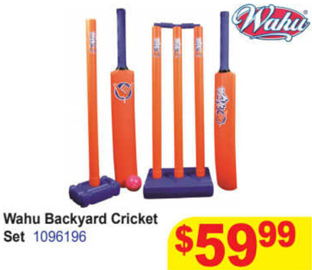 Wahu Backyard Cricket Set offer at Mr Toys