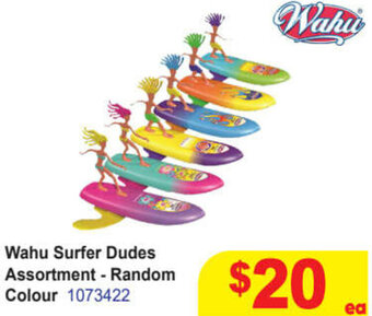 Mr Toys Wahu Surfer Dudes Assortment-Random Colour offer
