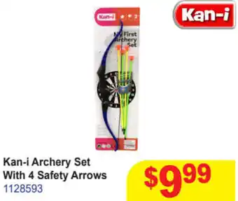 Mr Toys Kan-i Archery Set With 4 Safety Arrows offer