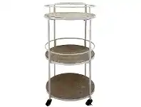 LivingStyles Tammie Round Drinks Trolley offer