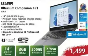 Leader Computers Ultraslim Companion 451 offer