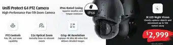 Leader Computers Unifi Protect G4 PTZ Camera offer