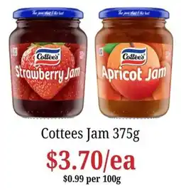 Farmer Jack's Cottees Jam offer