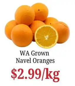 Farmer Jack's WA Grown Navel Oranges offer