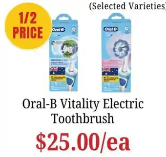 Farmer Jack's Oral-B Vitality Electric Toothbrush offer