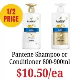 Farmer Jack's Pantene Shampoo or Conditioner offer