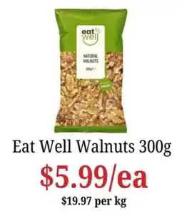 Farmer Jack's Eat Well Walnuts offer