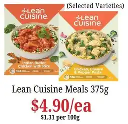Farmer Jack's Lean Cuisine Meals offer