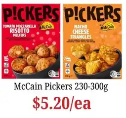 Farmer Jack's McCain Pickers offer