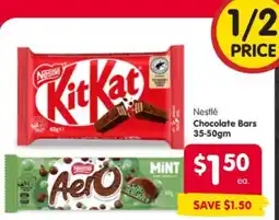 Spar Nestlé Chocolate Bars offer