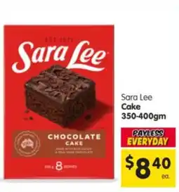 Spar Sara Lee Cake offer