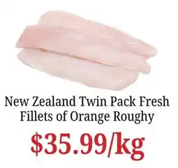 Farmer Jack's New Zealand Twin Pack Fresh Fillets of Orange Roughy offer