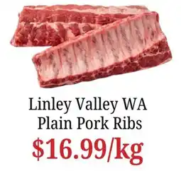 Farmer Jack's Linley Valley WA Plain Pork Ribs offer