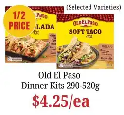 Farmer Jack's Old El Paso Dinner Kits offer