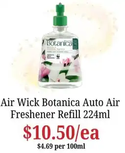 Farmer Jack's Air Wick Botanica Auto Air Freshener Refill offer