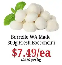 Farmer Jack's Borrello WA Made Fresh Bocconcini offer