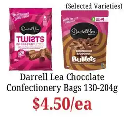 Farmer Jack's Darrell Lea Chocolate Confectionery Bags offer