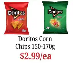 Farmer Jack's Doritos Corn Chips offer