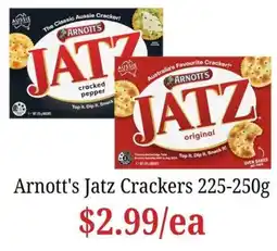 Farmer Jack's Arnott's Jatz Crackers offer