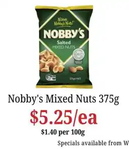 Farmer Jack's Nobby's Mixed Nuts offer